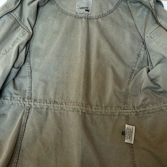 Levi's Green Military Jacket