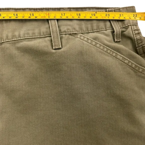 Levi's Surplus Olive Green Denim Midi Skirt 100% Cotton Y2K, size 24