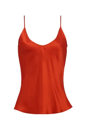 Lexi Silk Camisole | Clay