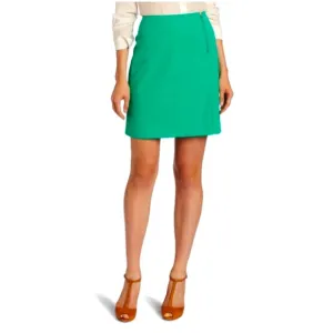 Lilly Pulitzer Arizona Skirt Pleated Slit Front Emerald Green Size 8