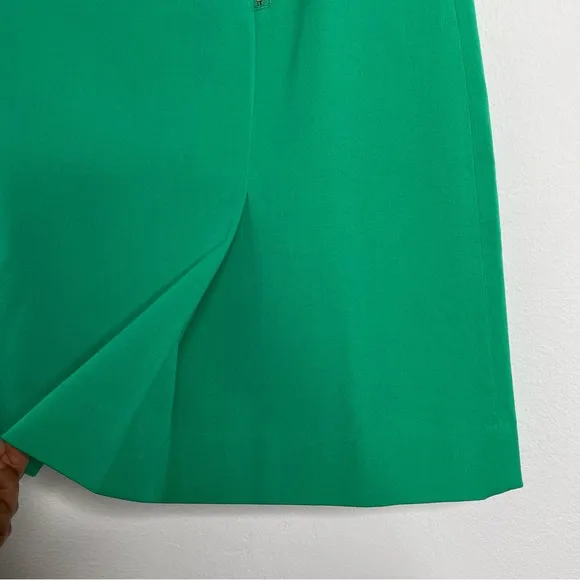 Lilly Pulitzer Arizona Skirt Pleated Slit Front Emerald Green Size 8