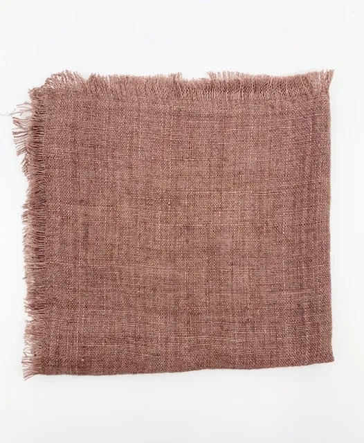 Linen Cocktail Napkins, Set of Four