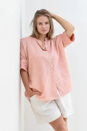 Lisbon Shirt - Coral
