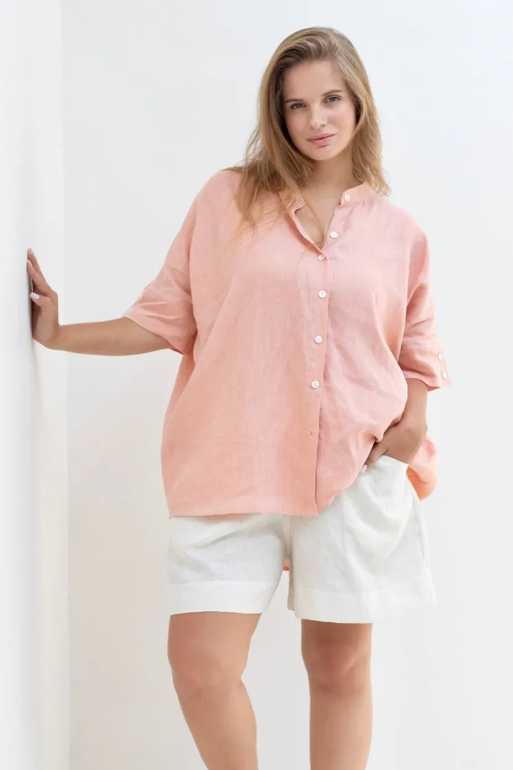 Lisbon Shirt - Coral