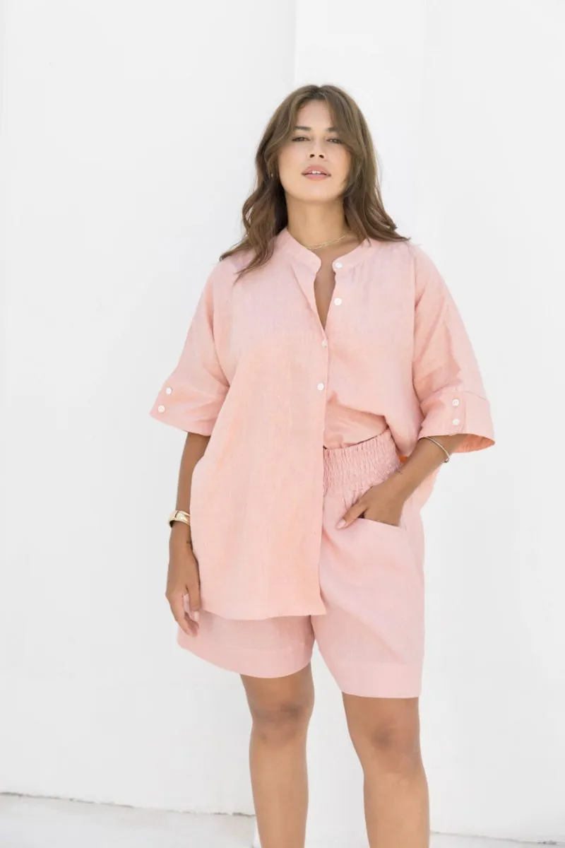 Lisbon Shirt - Coral