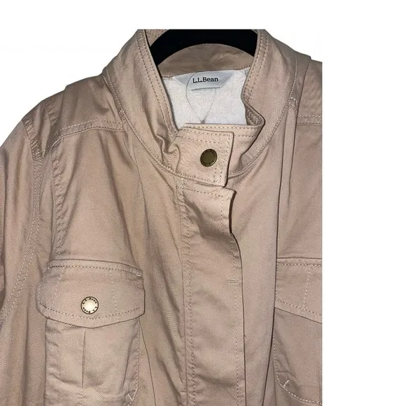 LL Bean utility jacket with inside faux fur lining in size 3XL