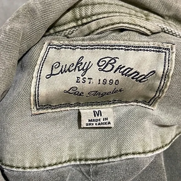 Lucky Brand Core Military Jacket size M