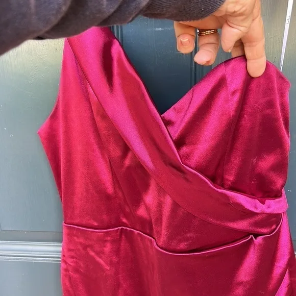 Lulus Remember My Name Magenta One Shoulder Bodycon Mini Dress
