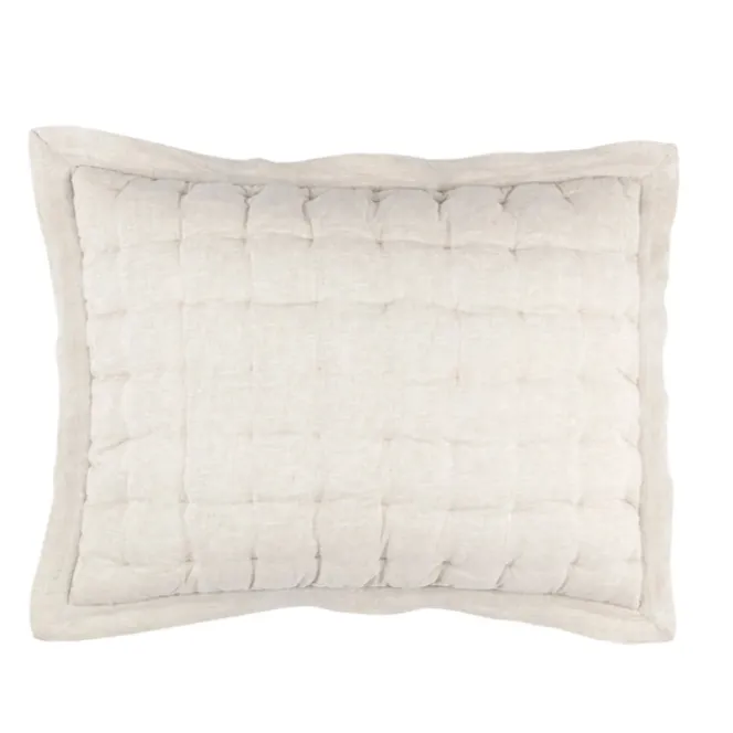 Lush Linen Natural Puff Sham (3 Sizes)