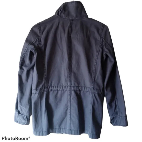 Madewell fleet utility jacket in a blue / gray color. Size XXS.