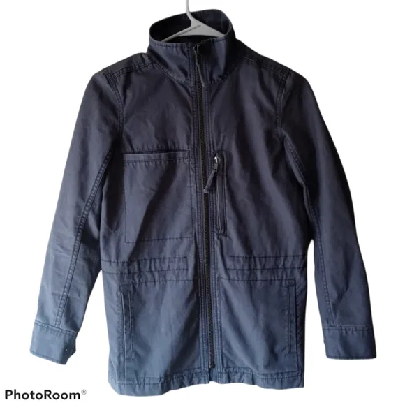 Madewell fleet utility jacket in a blue / gray color. Size XXS.