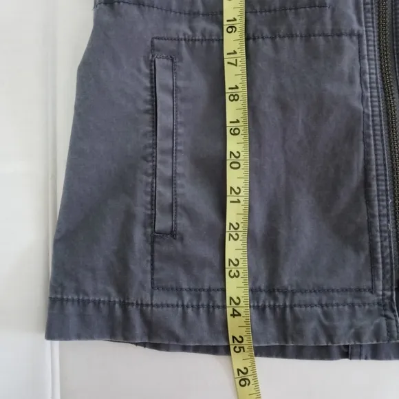 Madewell fleet utility jacket in a blue / gray color. Size XXS.