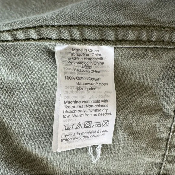 Madewell Passage Jacket Desert Olive Green - Utility Jacket XS