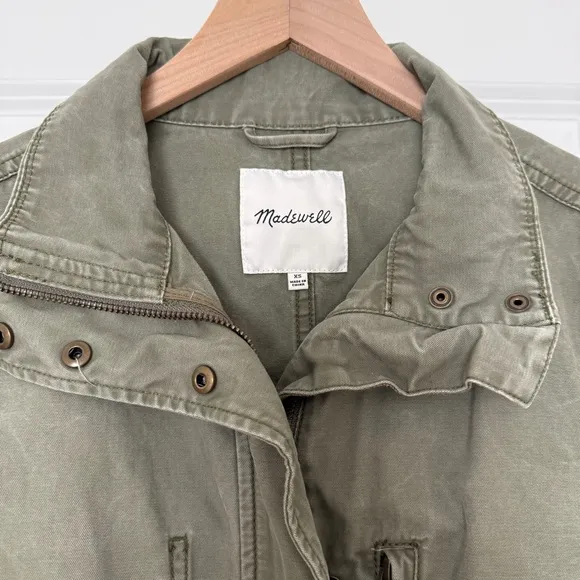Madewell Passage Jacket Desert Olive Green - Utility Jacket XS
