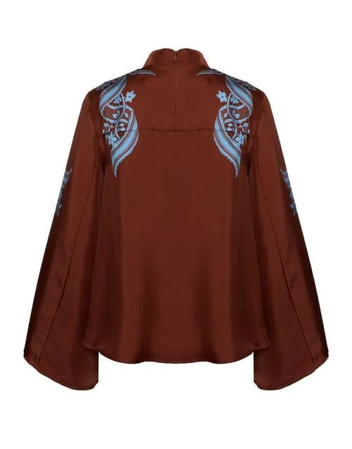 Make an Exit Top Brown