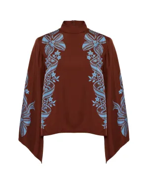 Make an Exit Top Brown
