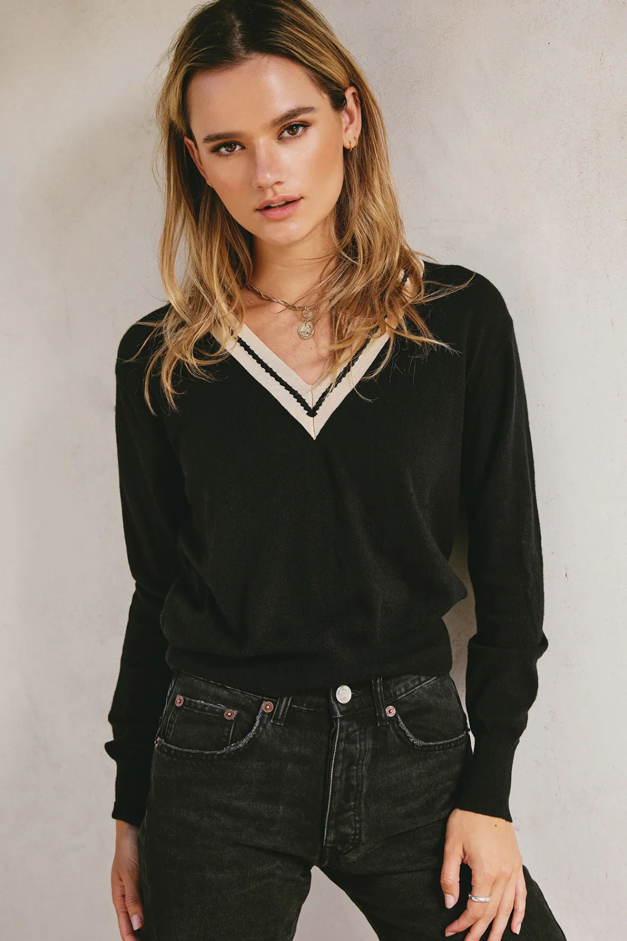 Maria V Neck Sweater