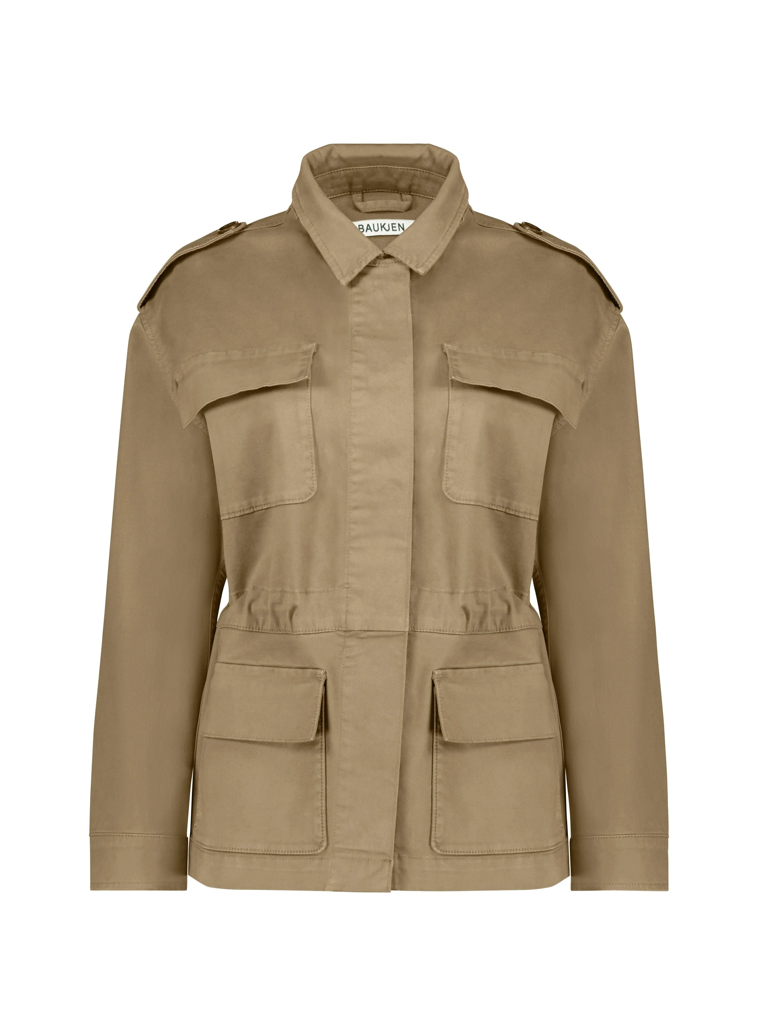 Mattie Organic Cotton Jacket | Taupe