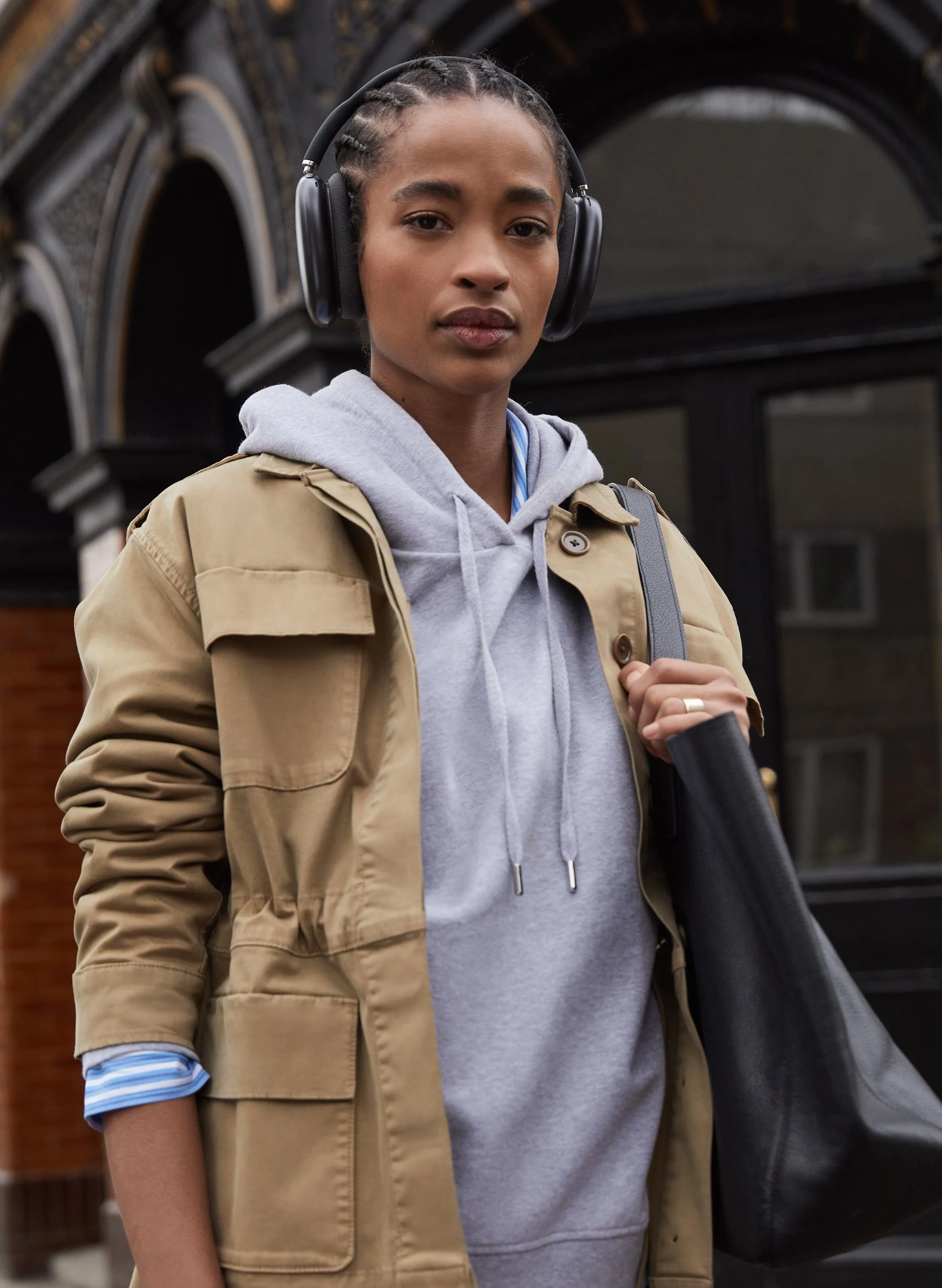 Mattie Organic Cotton Jacket | Taupe