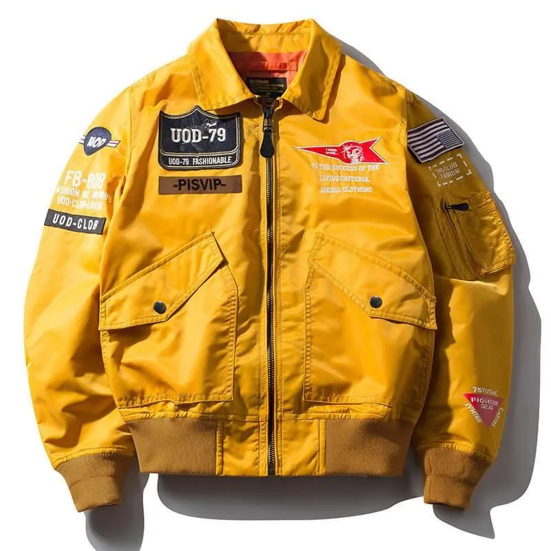 Men's Bomber Jacket Air-force Loose