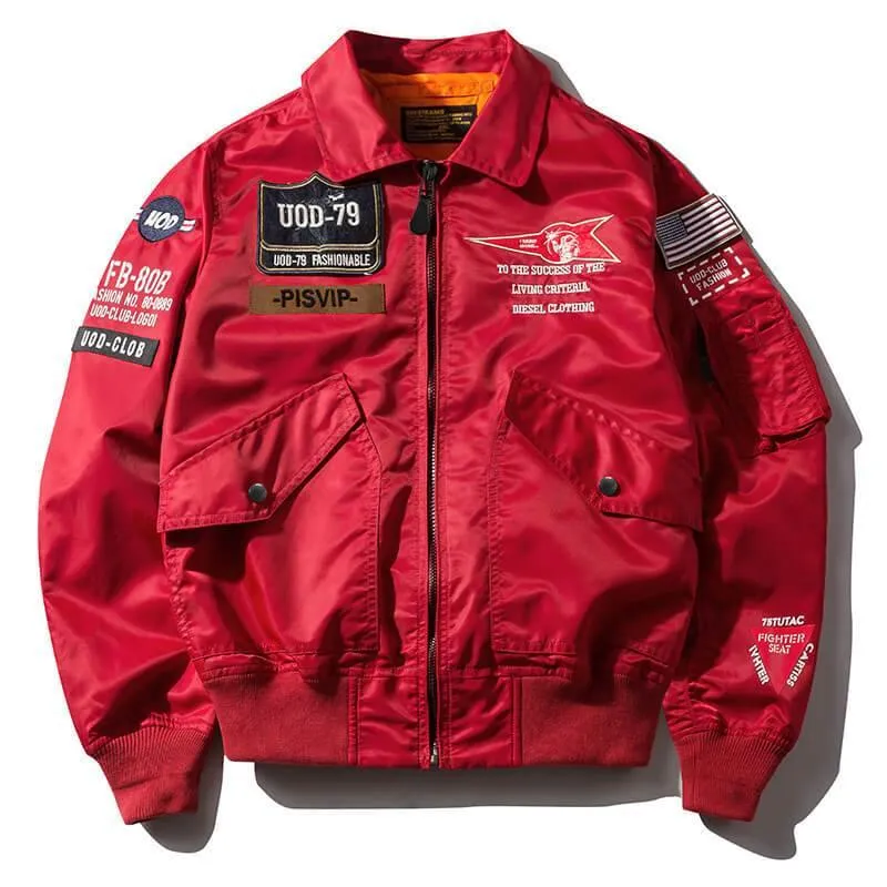 Men's Bomber Jacket Air-force Loose