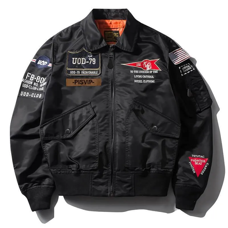 Men's Bomber Jacket Air-force Loose