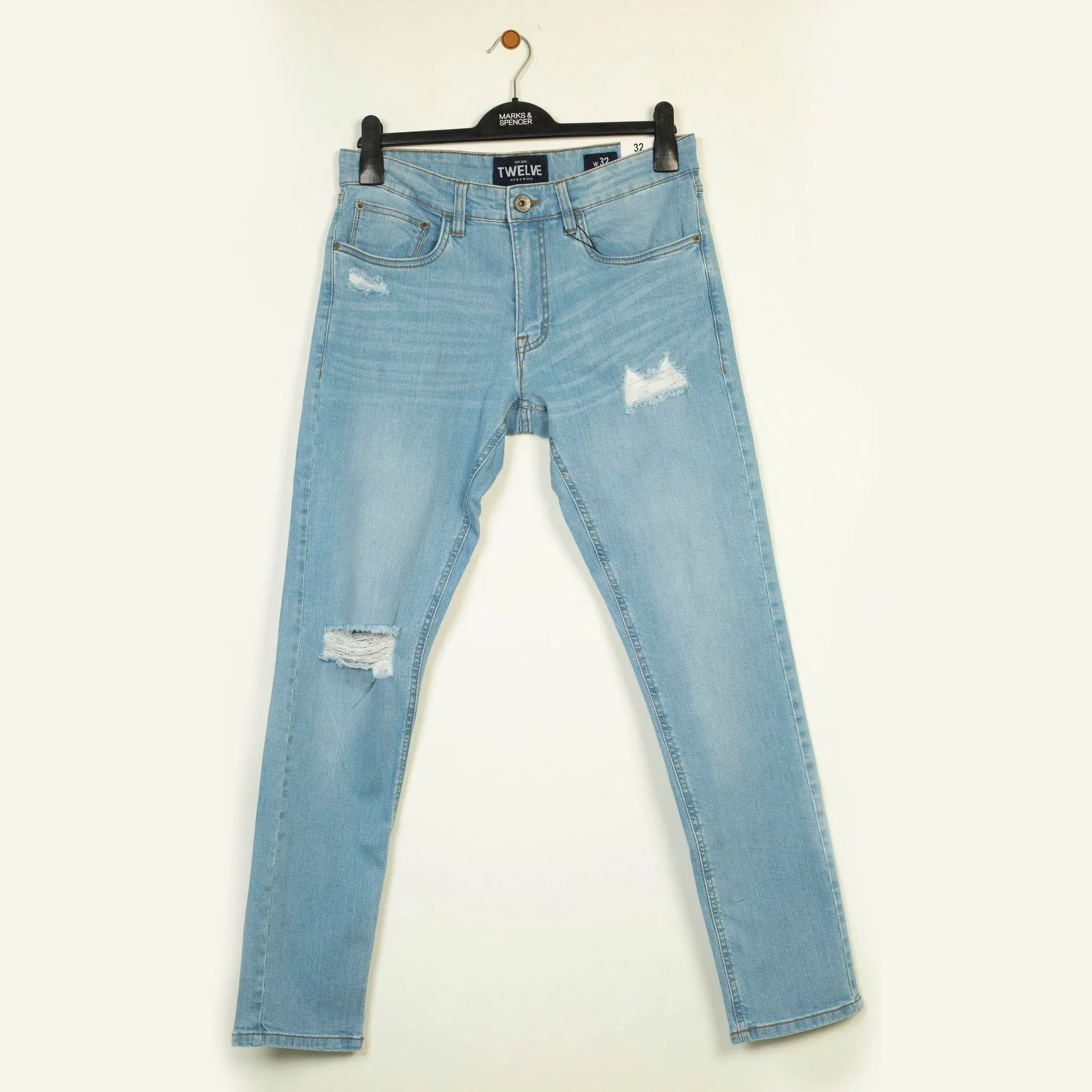 Mens Denim Pant- Light Blue