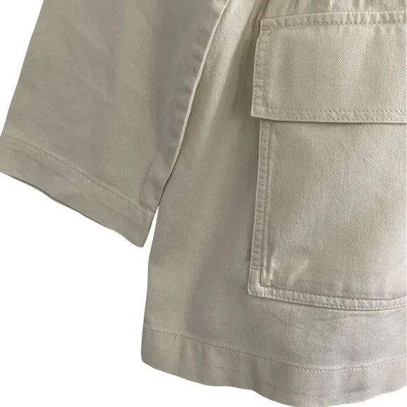 Micheal Kors Utility Jacket Color: Bone Size: XLG