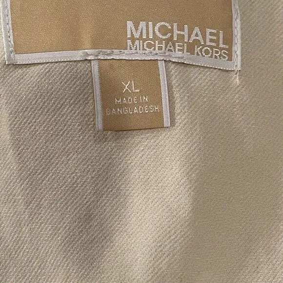 Micheal Kors Utility Jacket Color: Bone Size: XLG