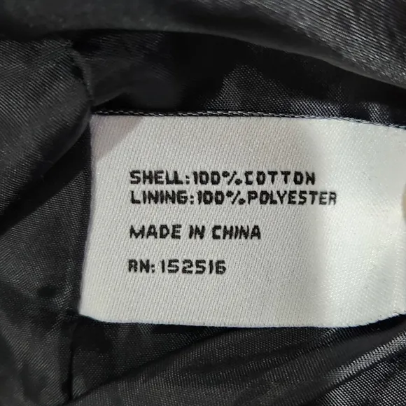 Molly &amp; Isadora black utility jacket coat women's size 0x