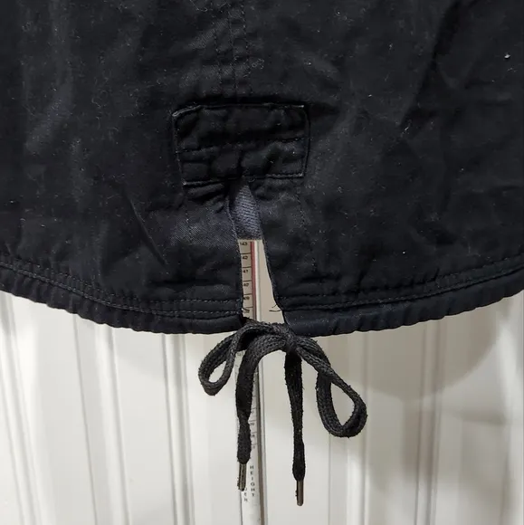 Molly &amp; Isadora black utility jacket coat women's size 0x