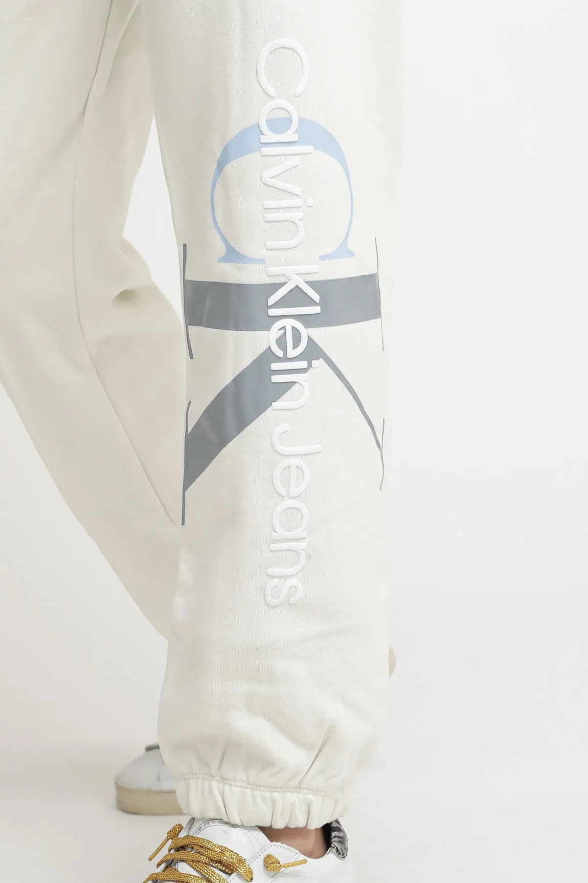 Monogram Jog Pant - Tofu