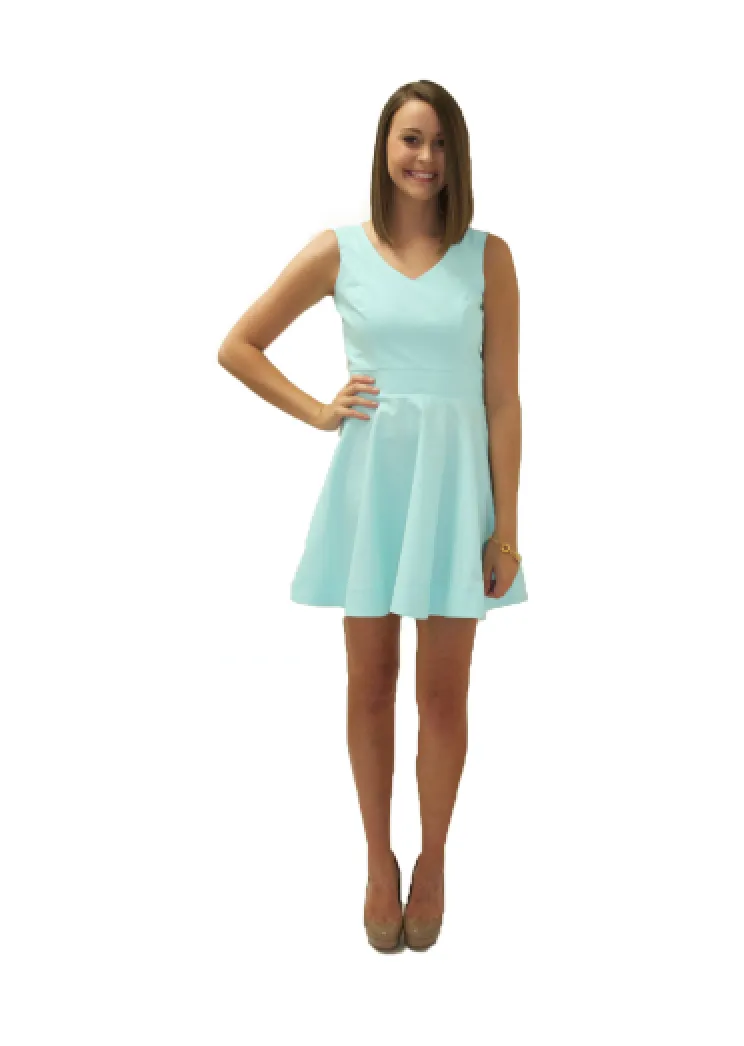 Morgan Straight Back Sorority Dress