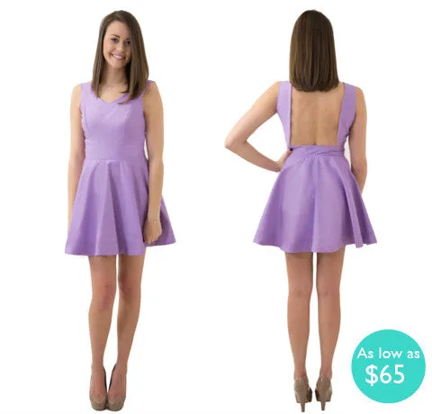 Morgan Straight Back Sorority Dress