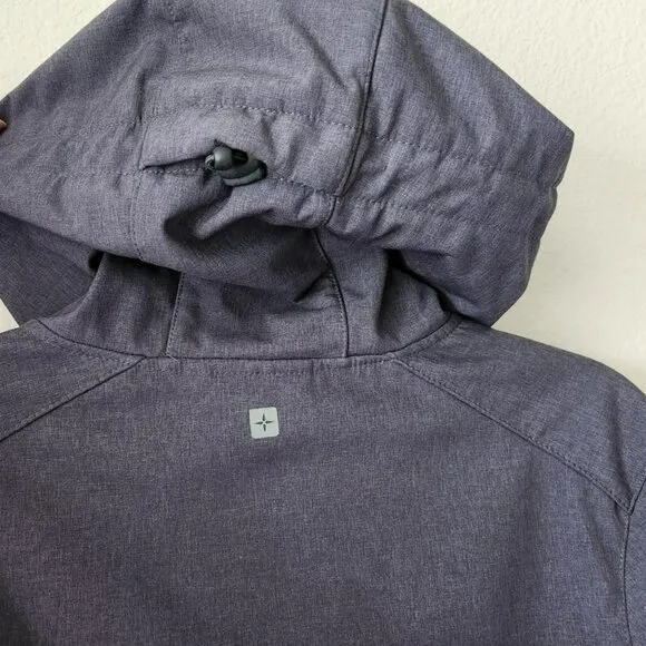 Mountain Warehouse women grey jacket Sz M Soft Shell Outdoors Gorpcore Fur Lined