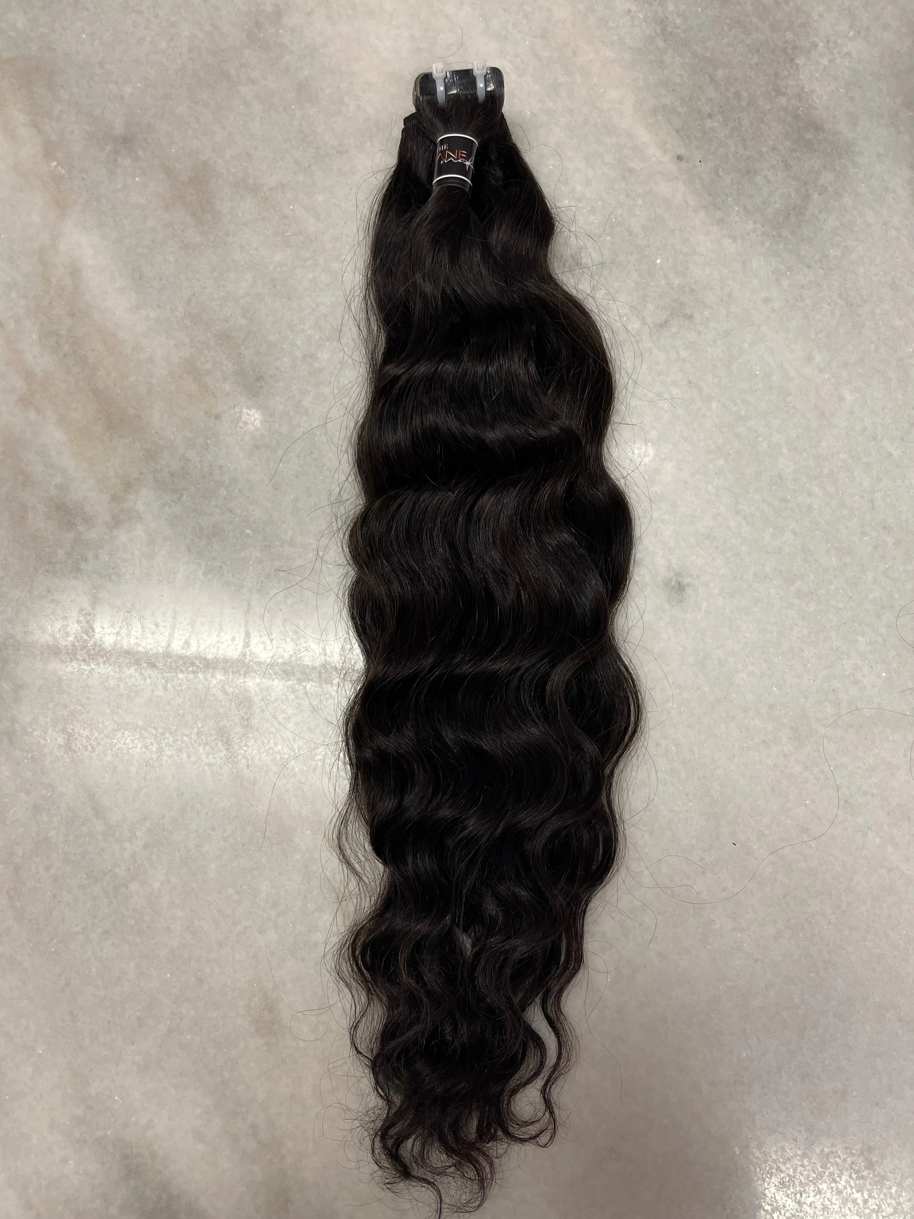 Natural Wavy Tape-Ins Double Drawn ** SHIPPING NOW**