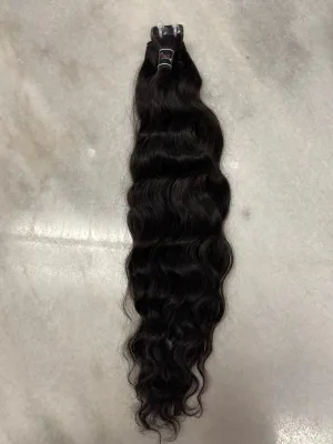 Natural Wavy Tape-Ins Double Drawn ** SHIPPING NOW**