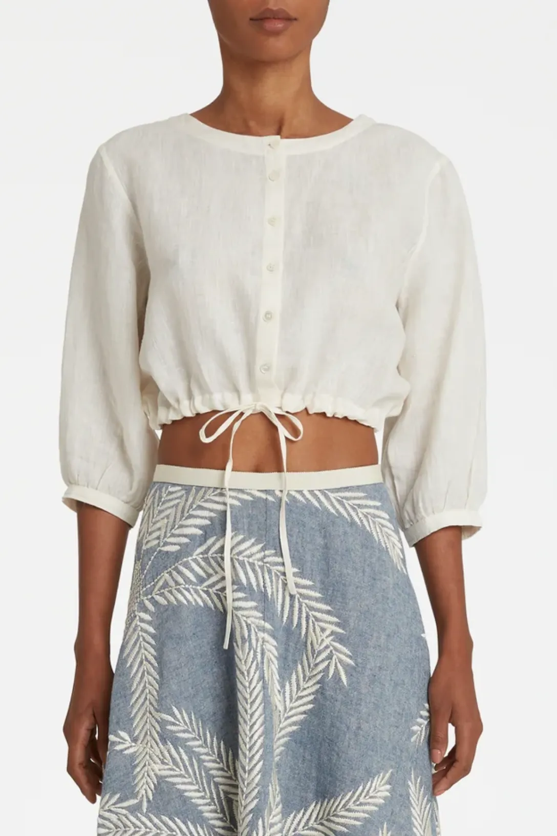 New Jinny Blouse Light Wind | Ivory