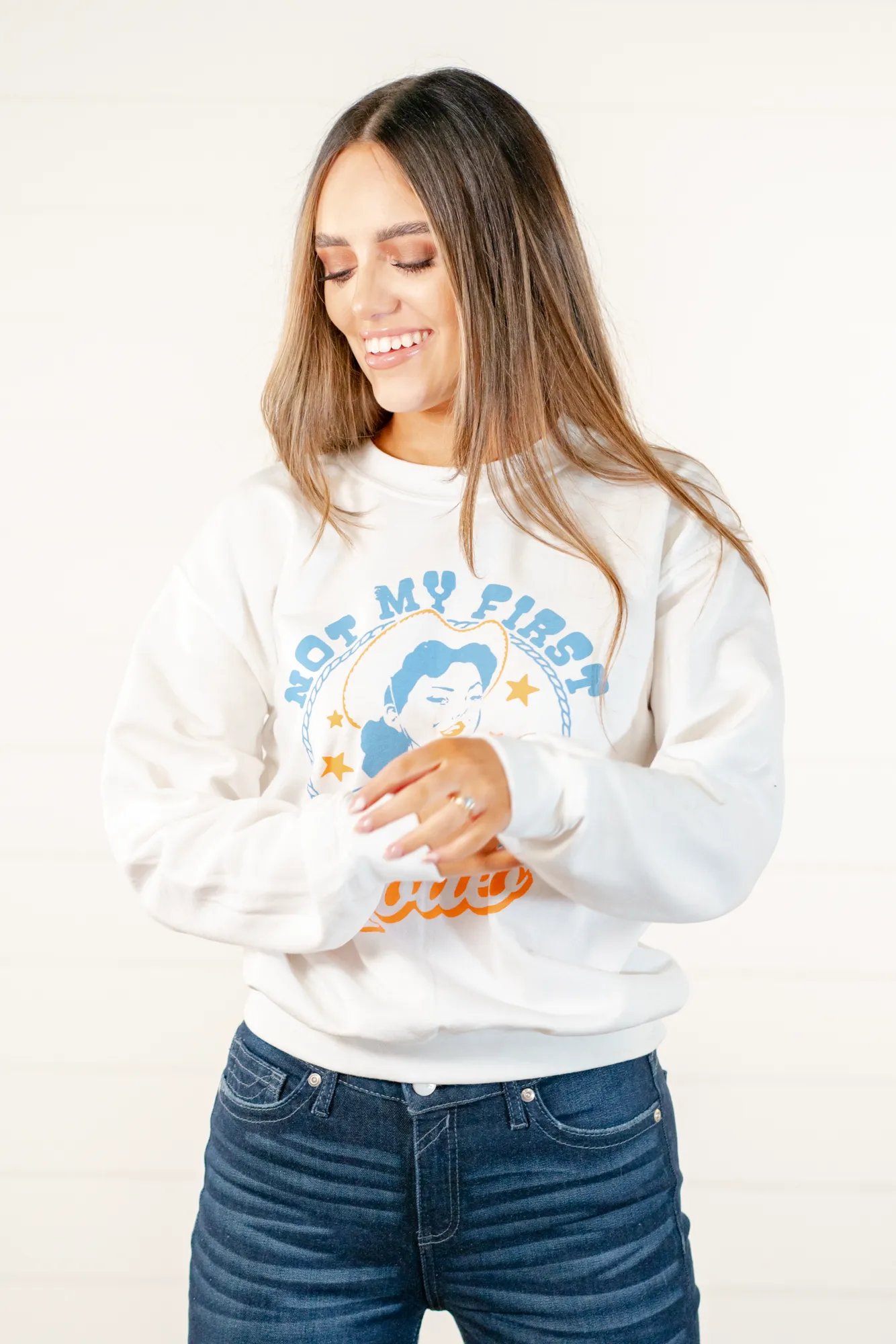 Not My First Rodeo Pull Over Sweater