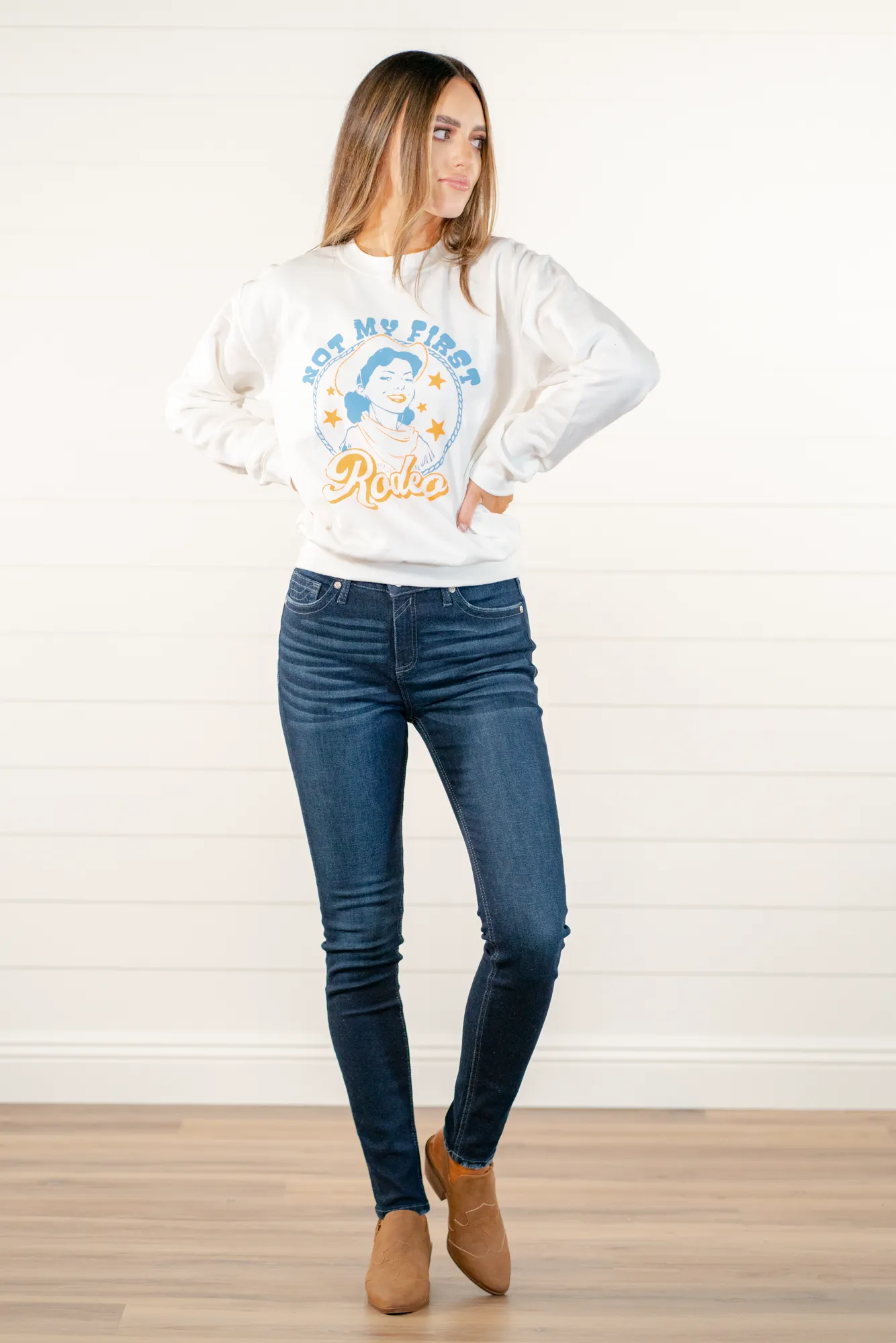 Not My First Rodeo Pull Over Sweater