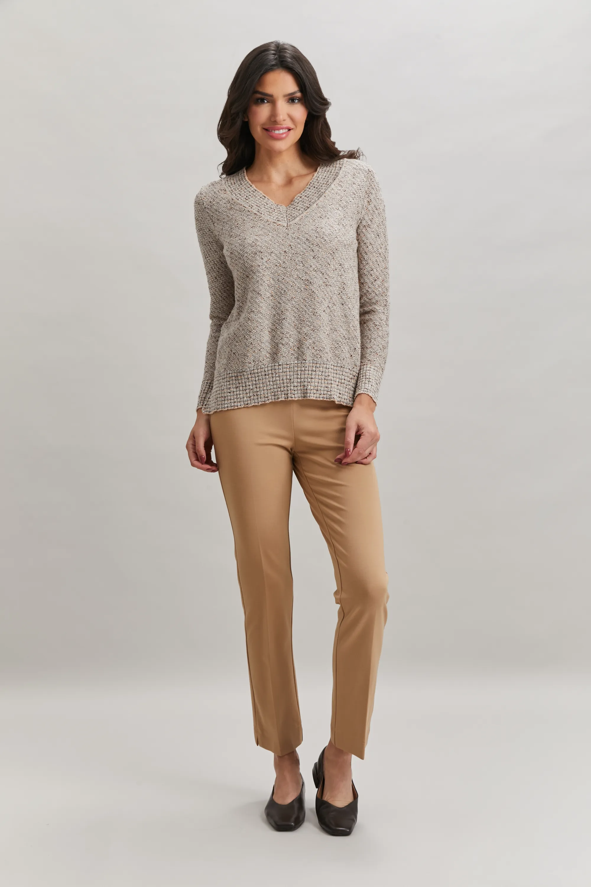 Nubby V-Neck - FINAL SALE