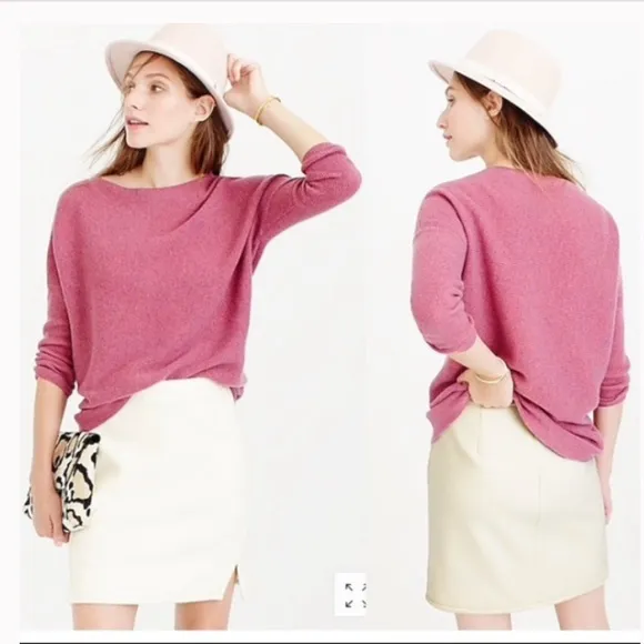 NWOT J. Crew Ivory Wool Mini Skirt Size 6