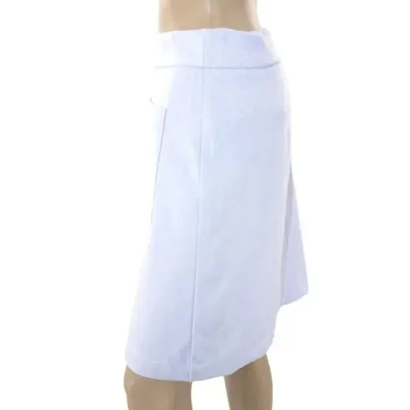 NWT Alfani Lilac Lavender Purple Microfiber Soft Straight Pencil Pockets Skirt L