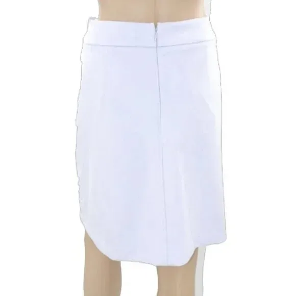 NWT Alfani Lilac Lavender Purple Microfiber Soft Straight Pencil Pockets Skirt L