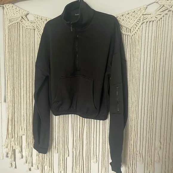 NWT Boohoo Streetwear Gorpcore Utility Zip Funnel Neck Cropped Jacket SZ L