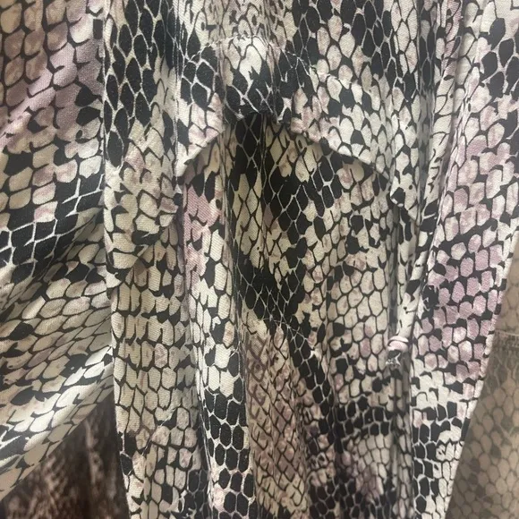 NWT chaser snake print utility bomber jacket