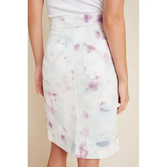 NWT Kimmie Tie-Dye Tulip Knee Length Skirt
