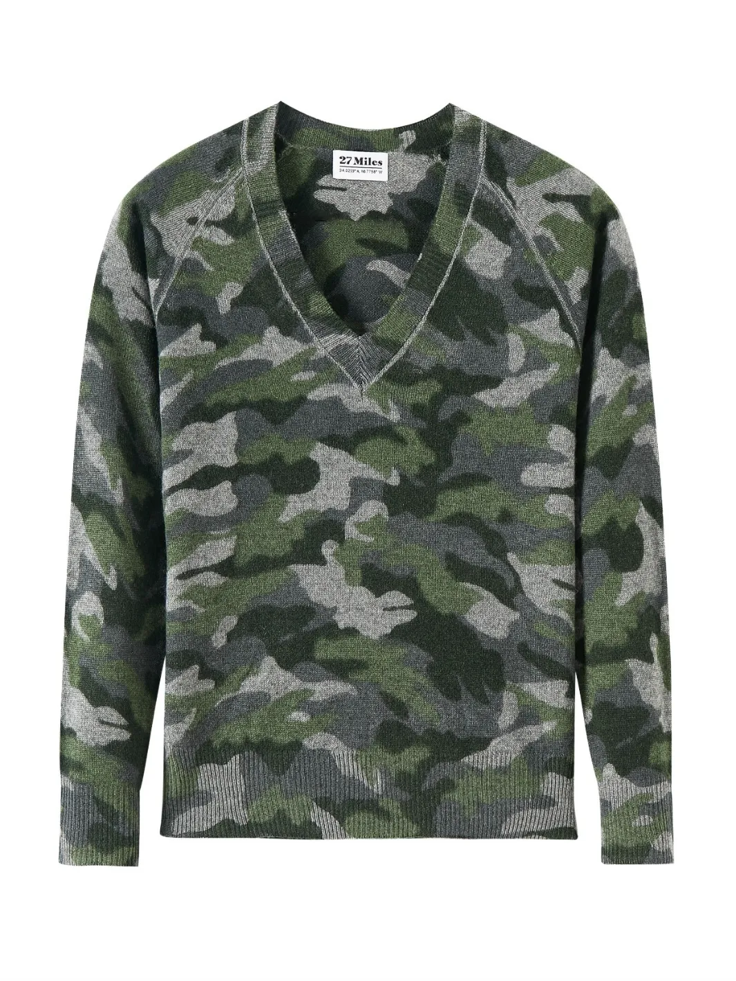 PAMMI CASHMERE SWEATER IN ARMY