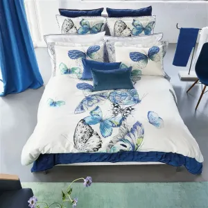 Papillons Cobalt Duvet Cover by Designers Guild