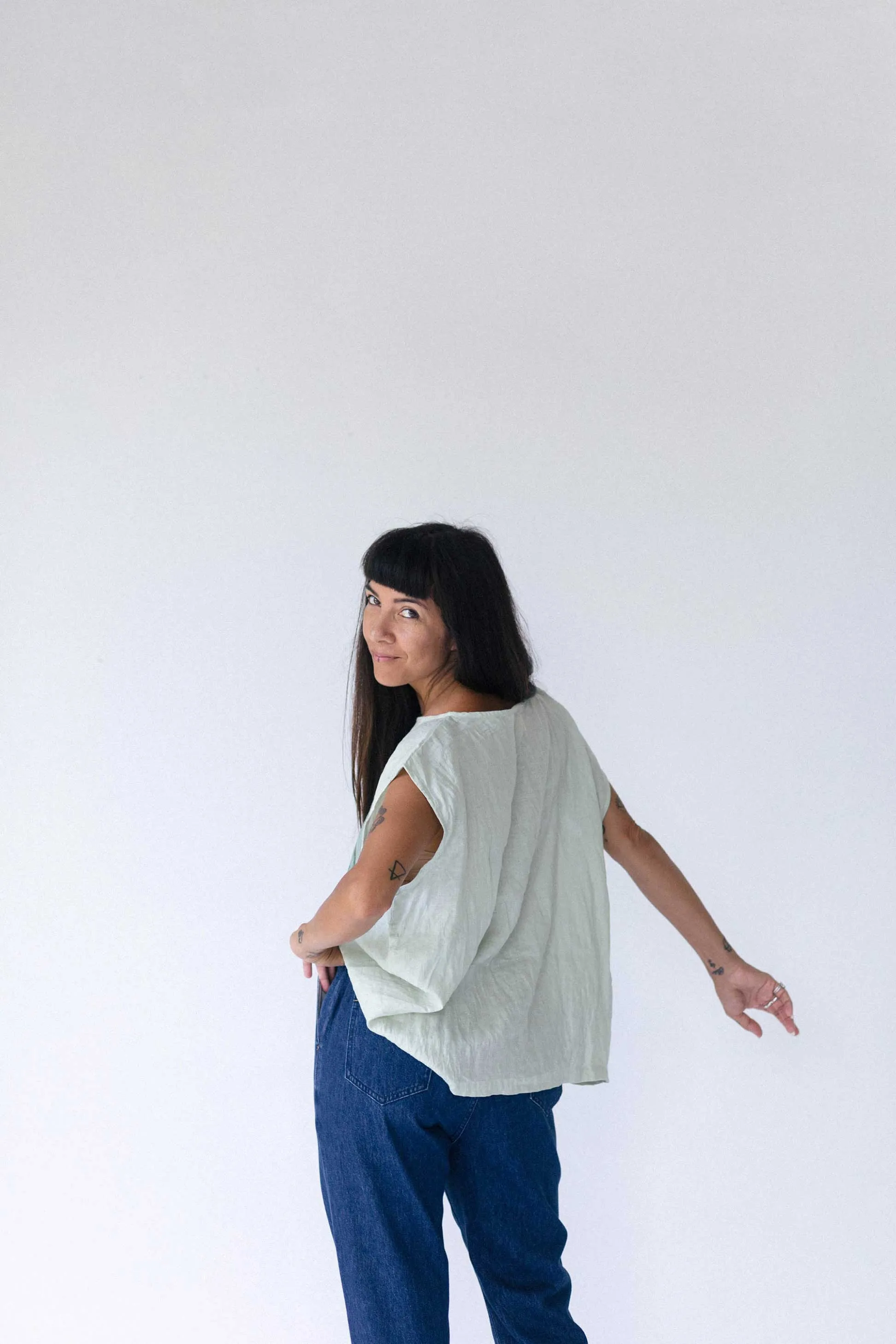 Peggy top in Shanti
